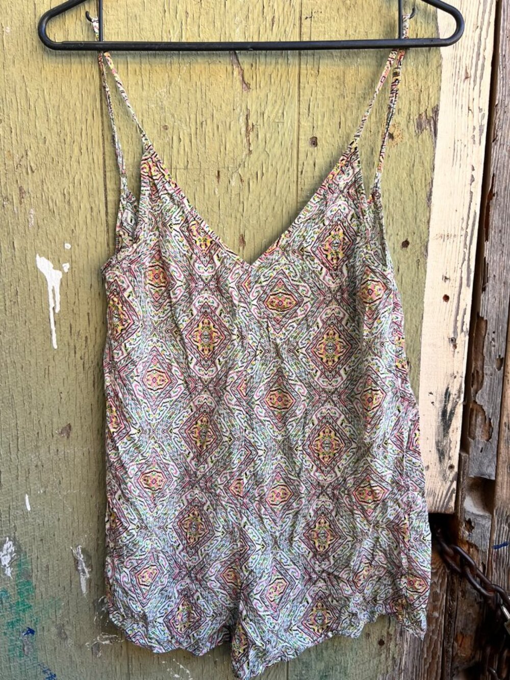 Victoria's Secret Boho Geometric Paisley Romper Jumpsuit S